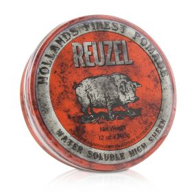 REUZEL - Red Pomade (Water Soluble, High Sheen)  REU005 340g/12oz