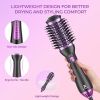 KINGA one-step hair dryer & volumizer hot air brush for Drying, Straightening, Curling