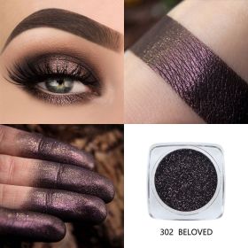 Pearlescent eye shadow powder (Option: 302 BELOVED)