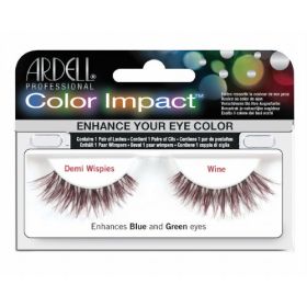 ARDELL Color Impact False Lashes (Style: Wine Demi Wispies)