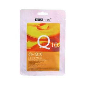 BEAUTY TREATS Facial Mask Refreshing Vitamin C Solution (Color: Co-Q10)