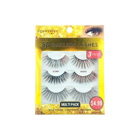 ABSOLUTE Poppy & Ivy 5D Darling Lashes (3-Pack) (Style: Bianca)