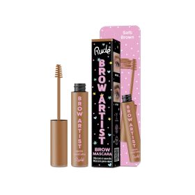 RUDE Brow Artist Brow Mascara (Color: Soft Brown)