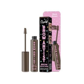 RUDE Brow Artist Brow Mascara (Color: Black Brown)