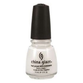 CHINA GLAZE Nail Lacquer with Nail Hardner 2 (Style: Snow)