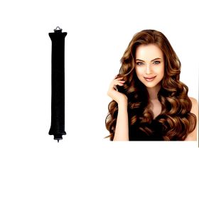 Thick 3cm Sleep Hair Curler Suitable For Dry Hair (Option: Black Single Piece Package)